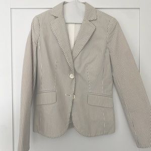 Jcrew Seersucker Blazer
